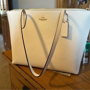 Coach tote and matching wallet